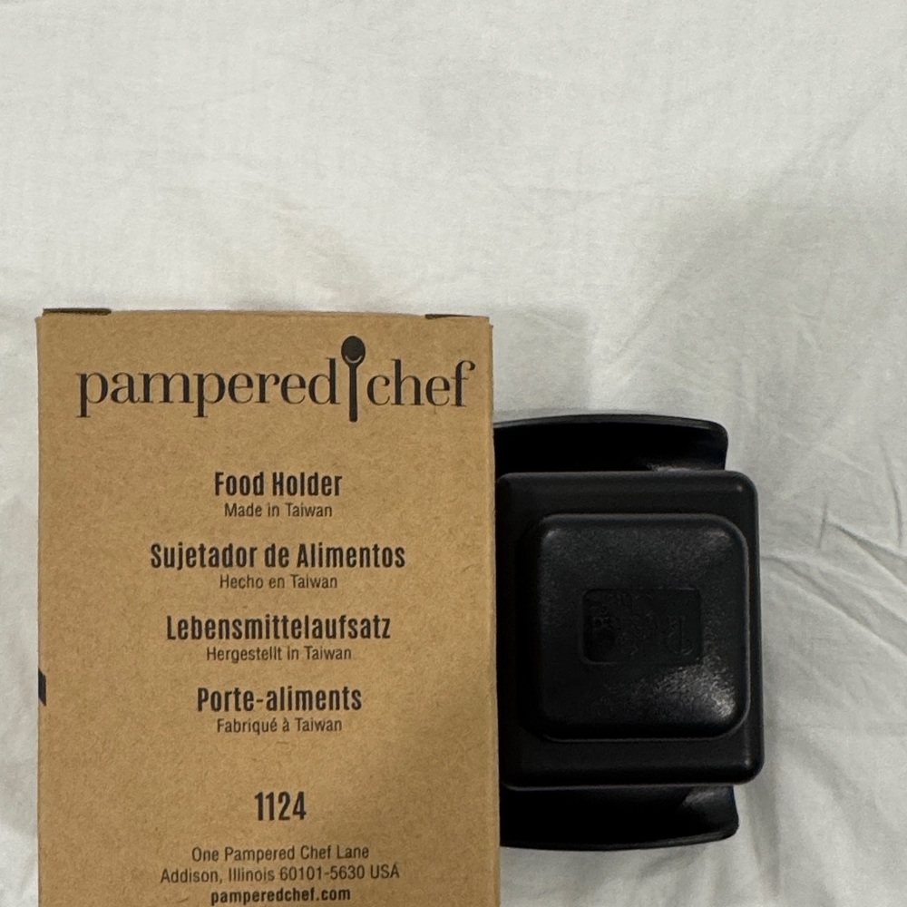 Pampered Chef Black Kitchen Food Holder